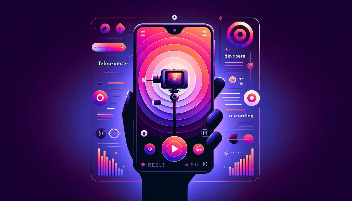 Instagram Reels indbygget teleprompter 2026 integreret skaberværktøj video produktion manuskript rullende sammenligning Teleprompt+ BIGVU besparelse