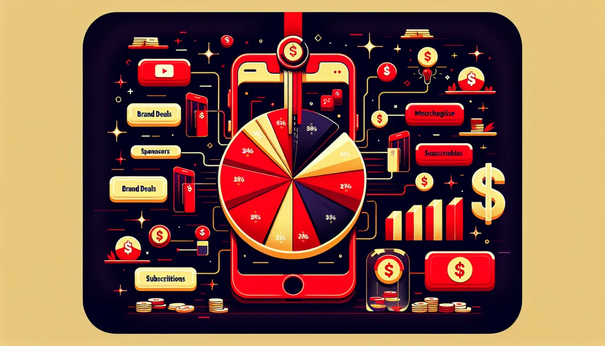 Indtægtsstrømme for danske YouTube stjerner 2026: AdSense, sponsorater, merchandise